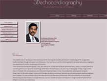 Tablet Screenshot of 3dechocardiography.com